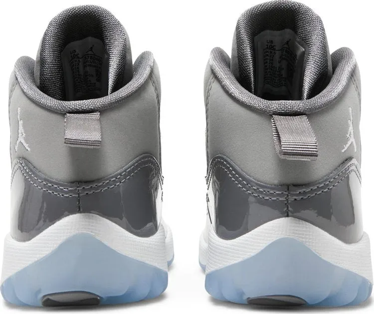 Air Jordan 11 Retro TD Cool Gray 2021 Sneakers, Gray