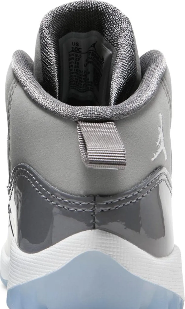 Air Jordan 11 Retro TD Cool Gray 2021 Sneakers, Gray