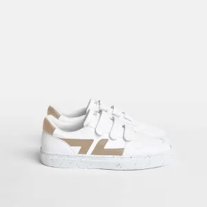 Alpha Velcro Beige Sneakers