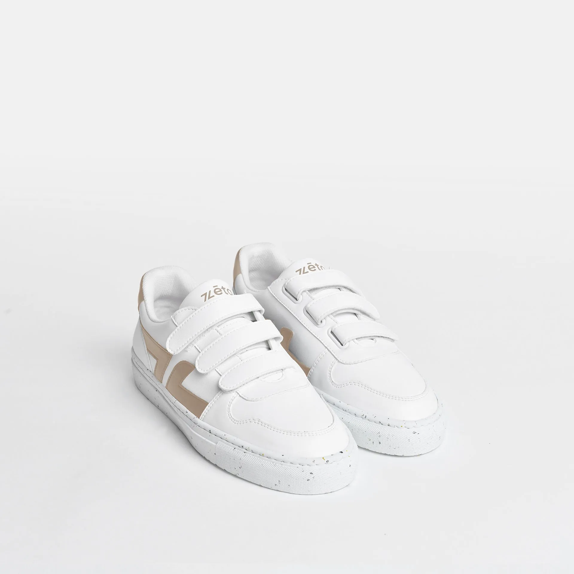 Alpha Velcro Beige Sneakers