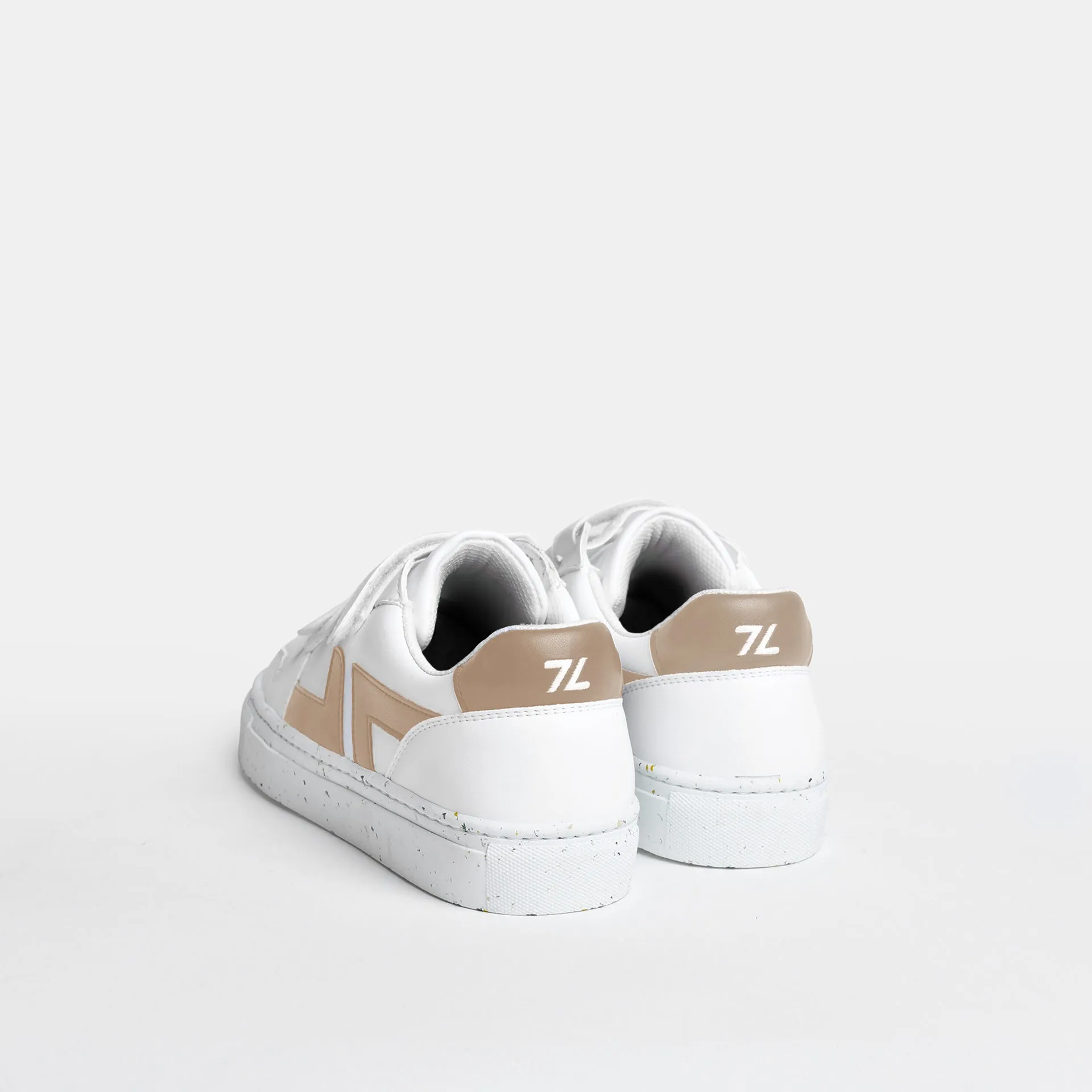 Alpha Velcro Beige Sneakers