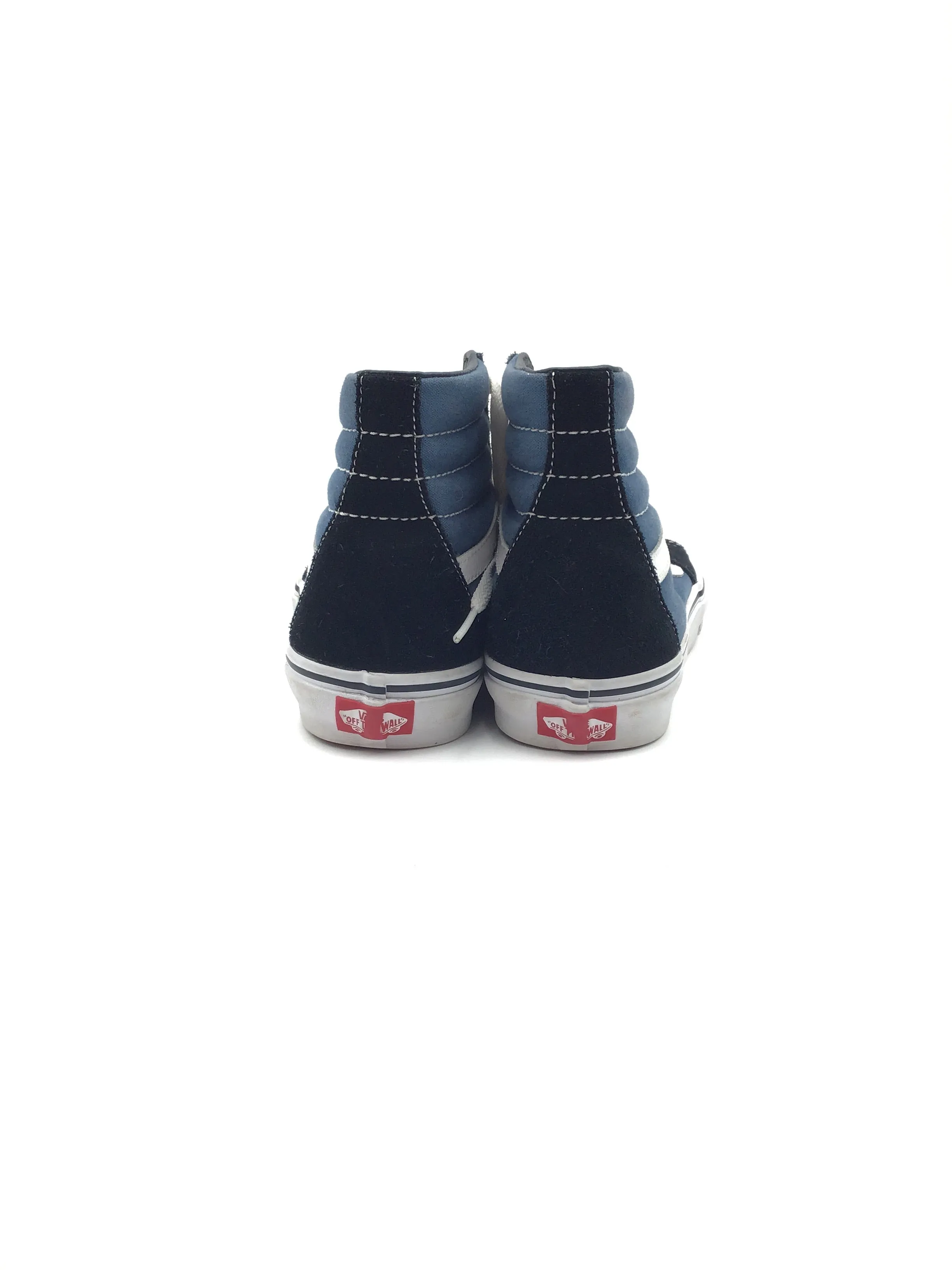 Blue Shoes Athletic Vans, Size 8