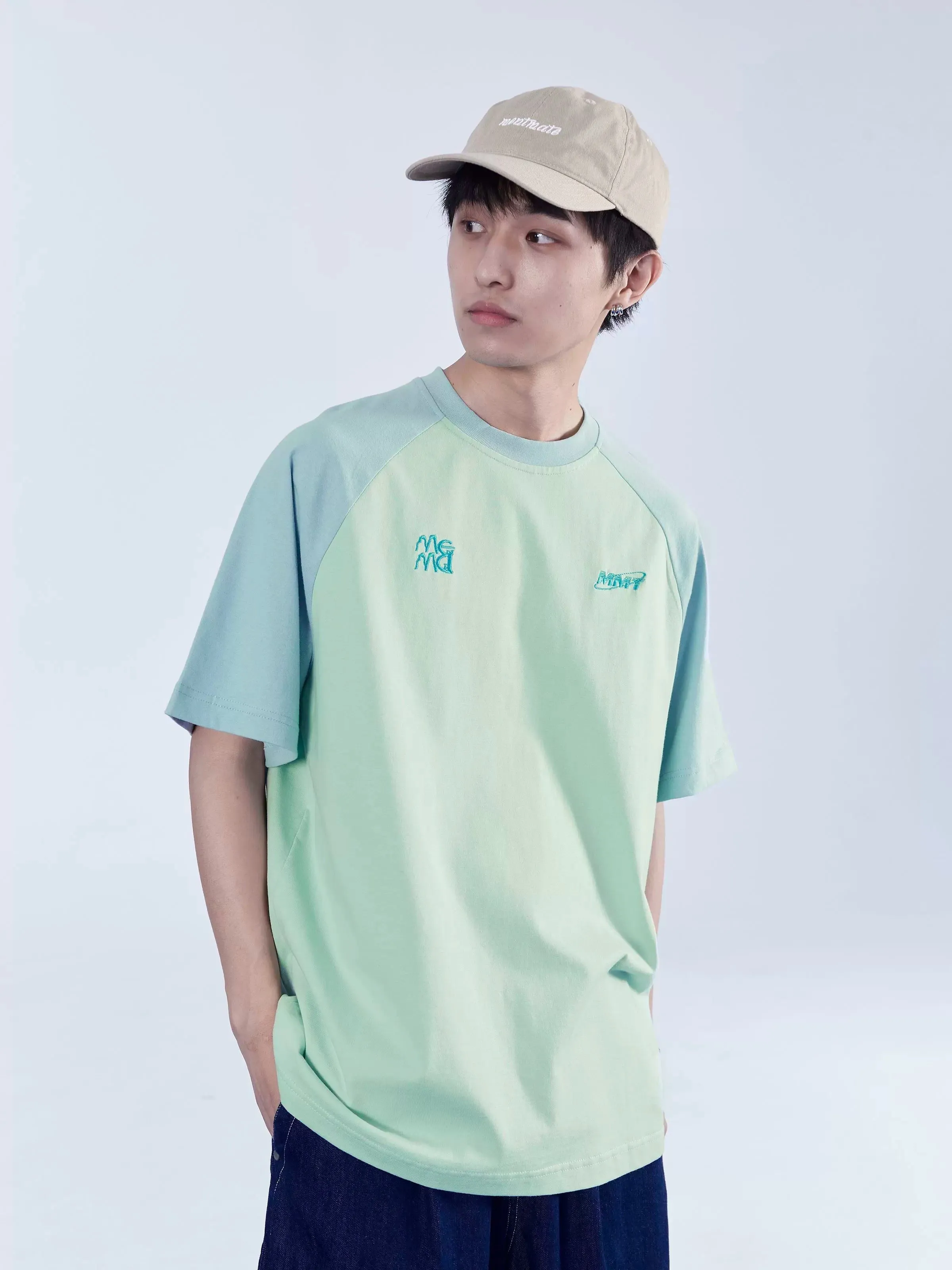 Casual Style Raglan T-Shirt