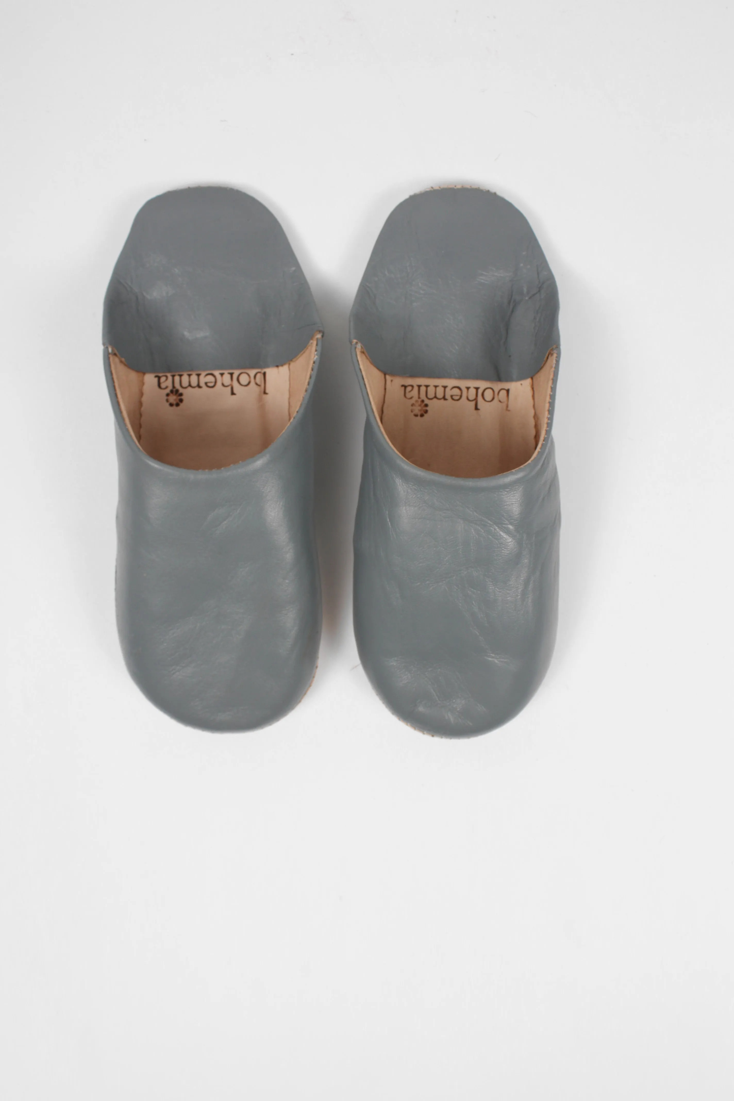 Moroccan Basic Babouche Slippers - Seconds, Small (Assorted Colours)