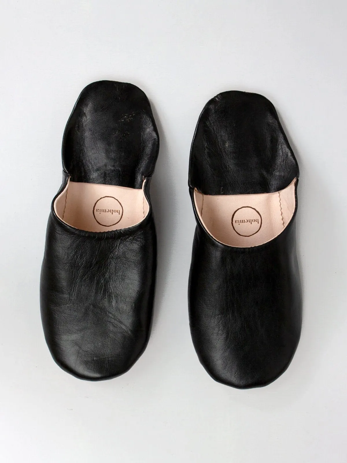 Moroccan Basic Babouche Slippers - Seconds, Small (Assorted Colours)