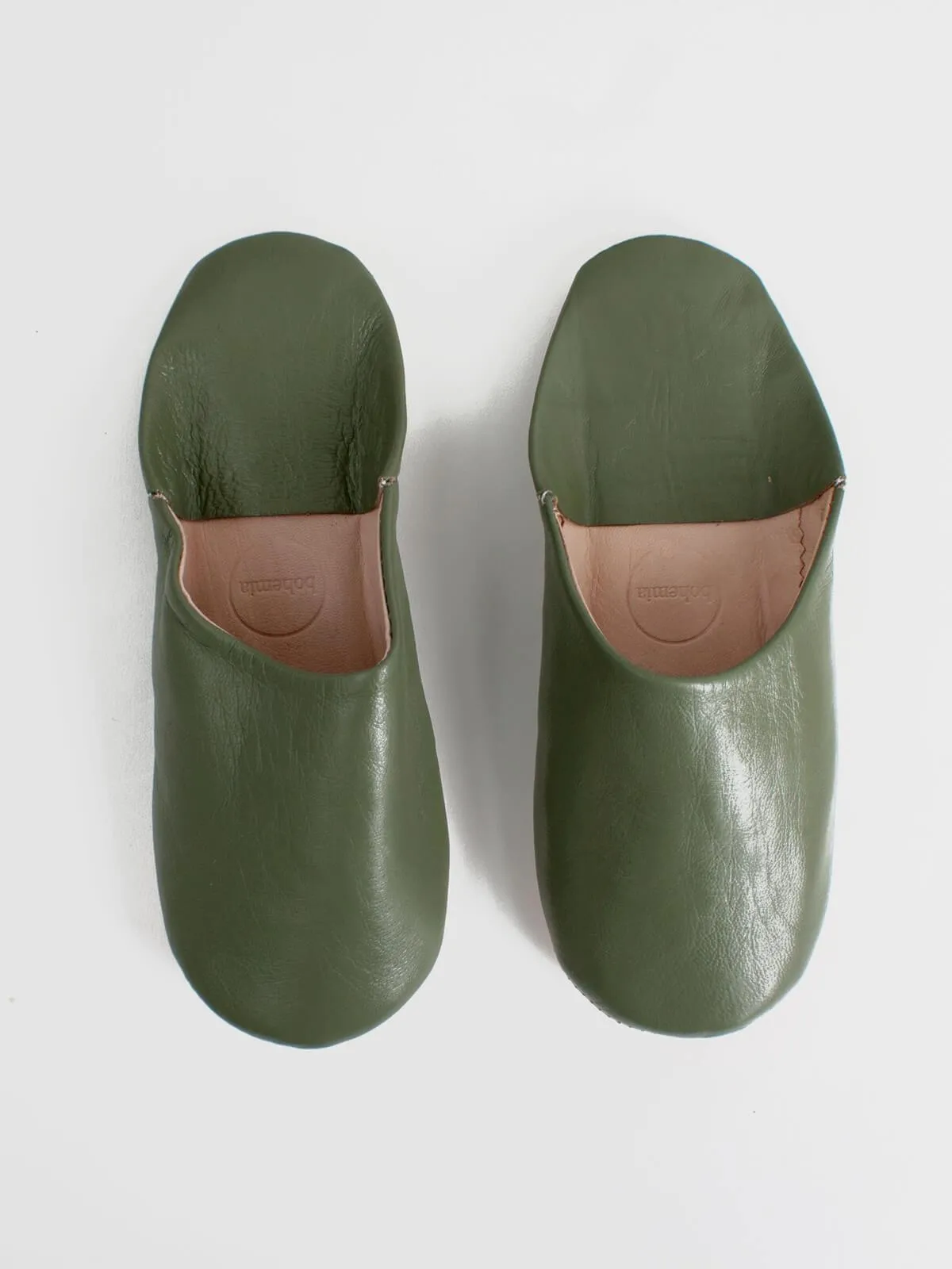 Moroccan Basic Babouche Slippers - Seconds, Small (Assorted Colours)