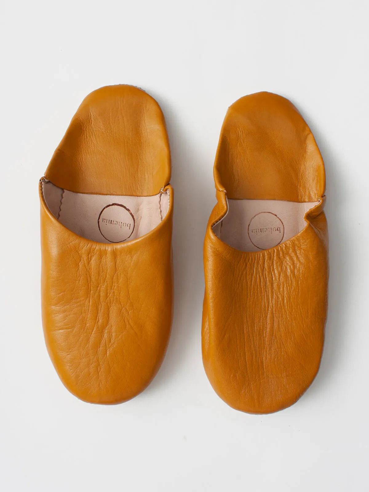Moroccan Basic Babouche Slippers - Seconds, Small (Assorted Colours)