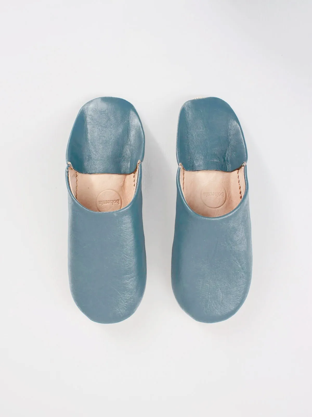 Moroccan Basic Babouche Slippers - Seconds, Small (Assorted Colours)