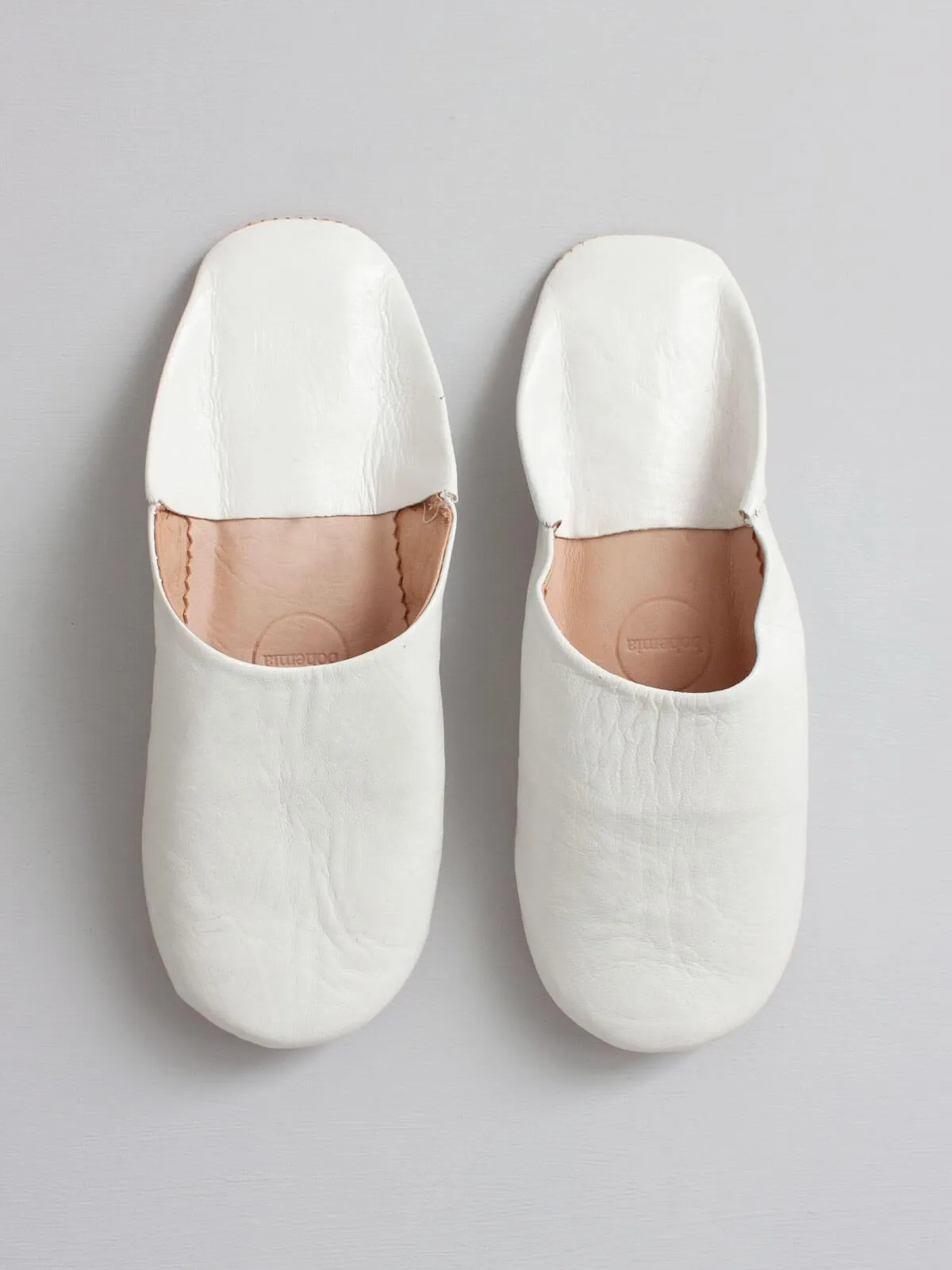 Moroccan Basic Babouche Slippers - Seconds, Small (Assorted Colours)