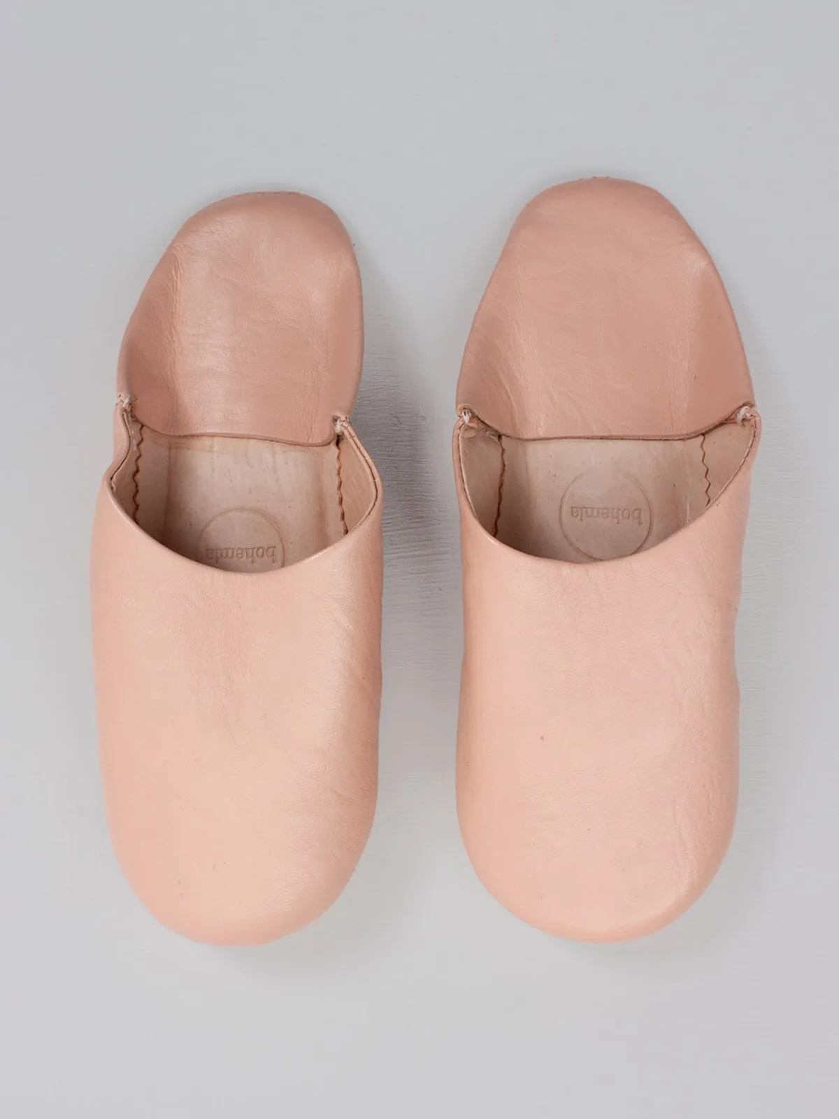 Moroccan Basic Babouche Slippers - Seconds, Small (Assorted Colours)