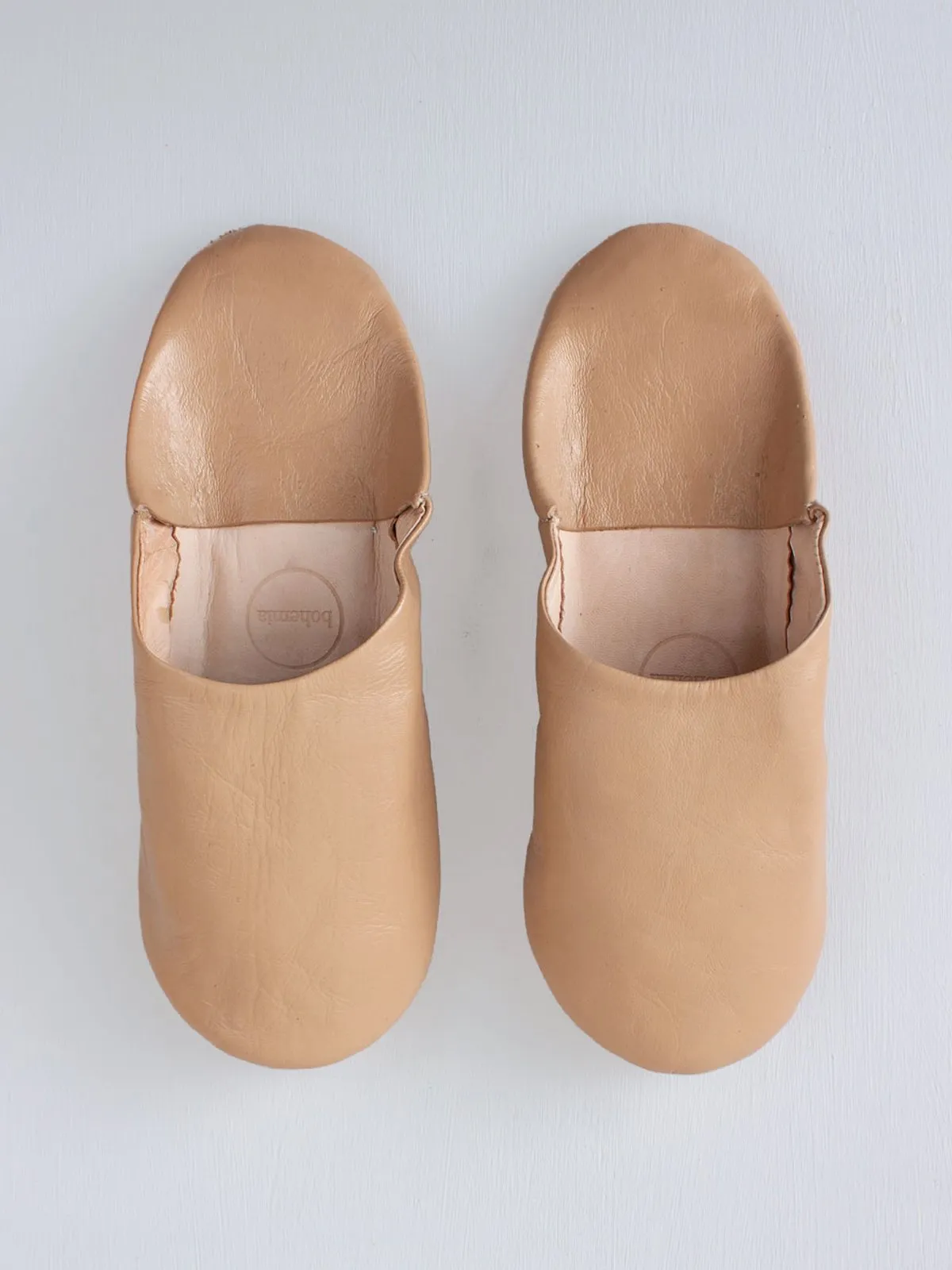 Moroccan Basic Babouche Slippers - Seconds, Small (Assorted Colours)