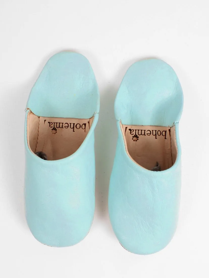 Moroccan Basic Babouche Slippers - Seconds, Small (Assorted Colours)