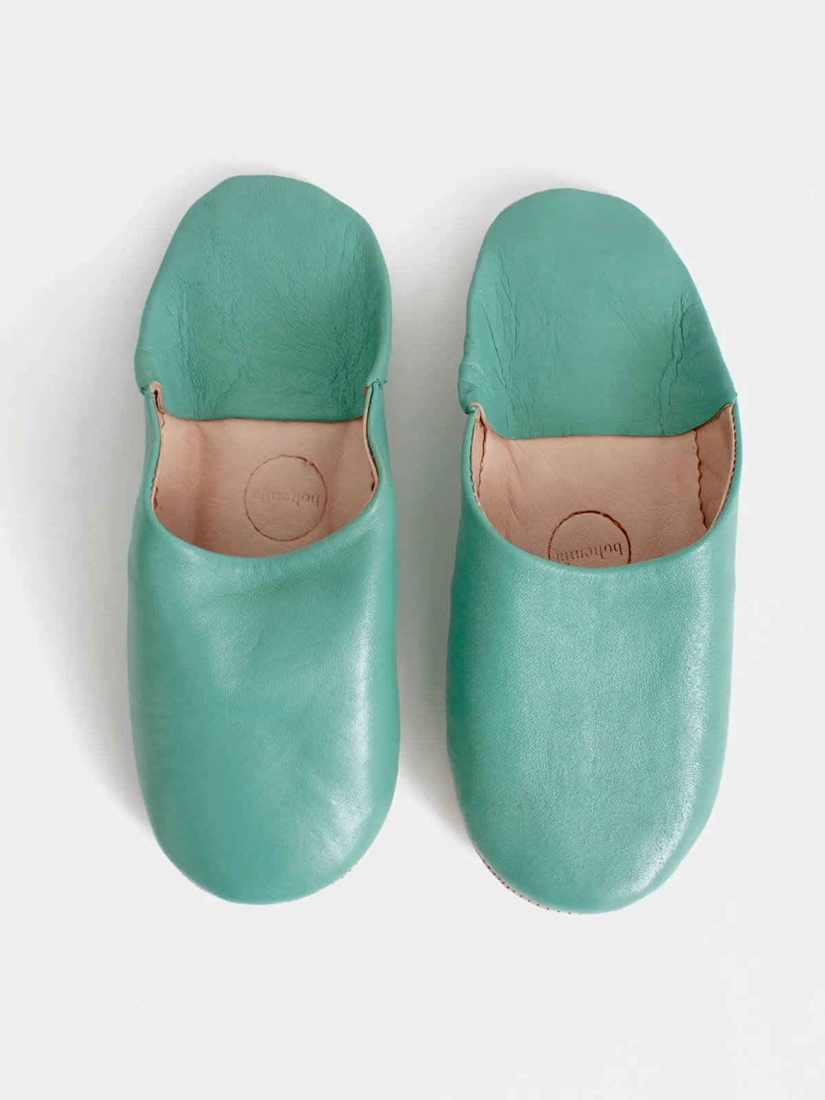 Moroccan Basic Babouche Slippers - Seconds, Small (Assorted Colours)