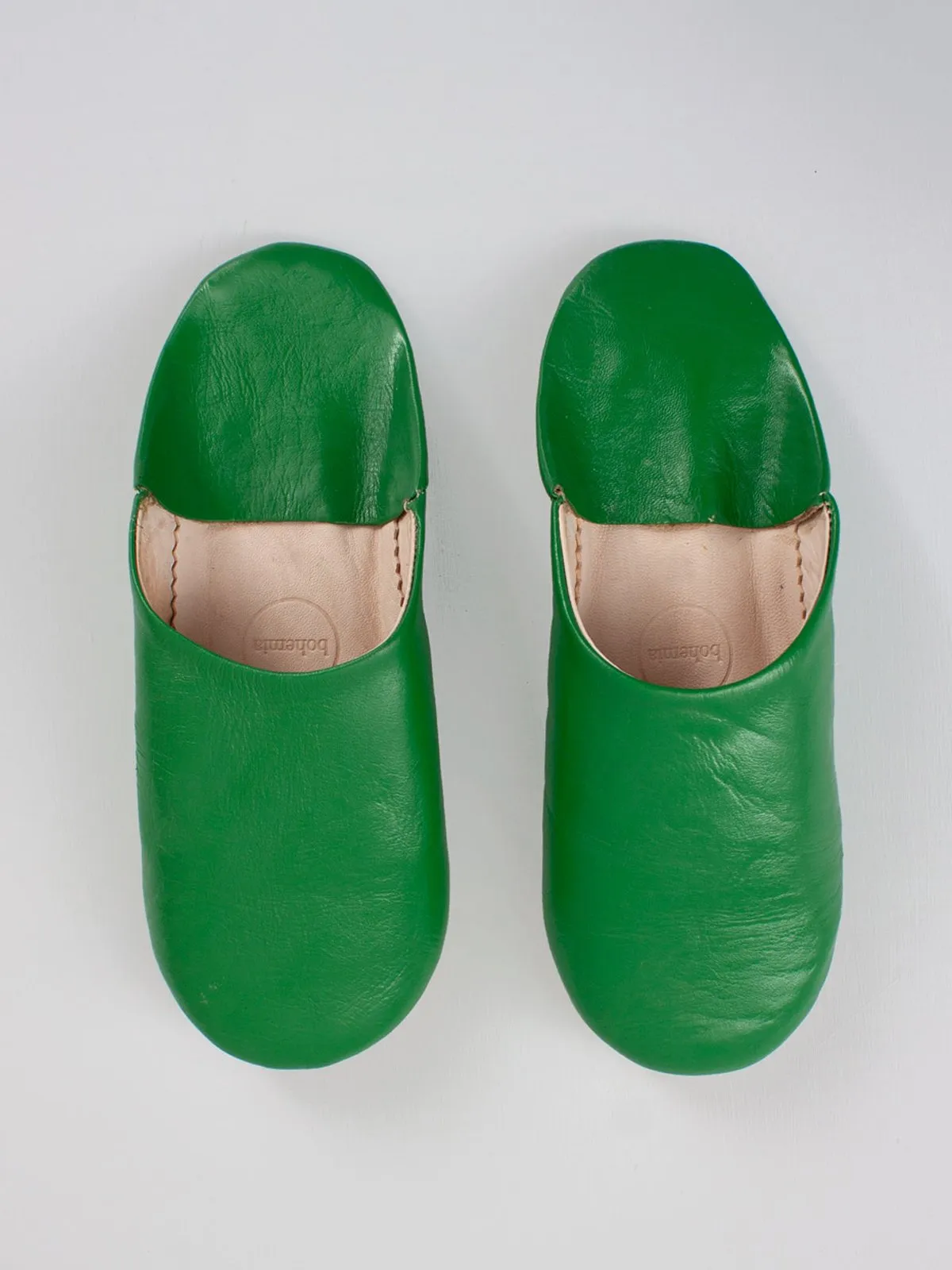 Moroccan Basic Babouche Slippers - Seconds, Small (Assorted Colours)