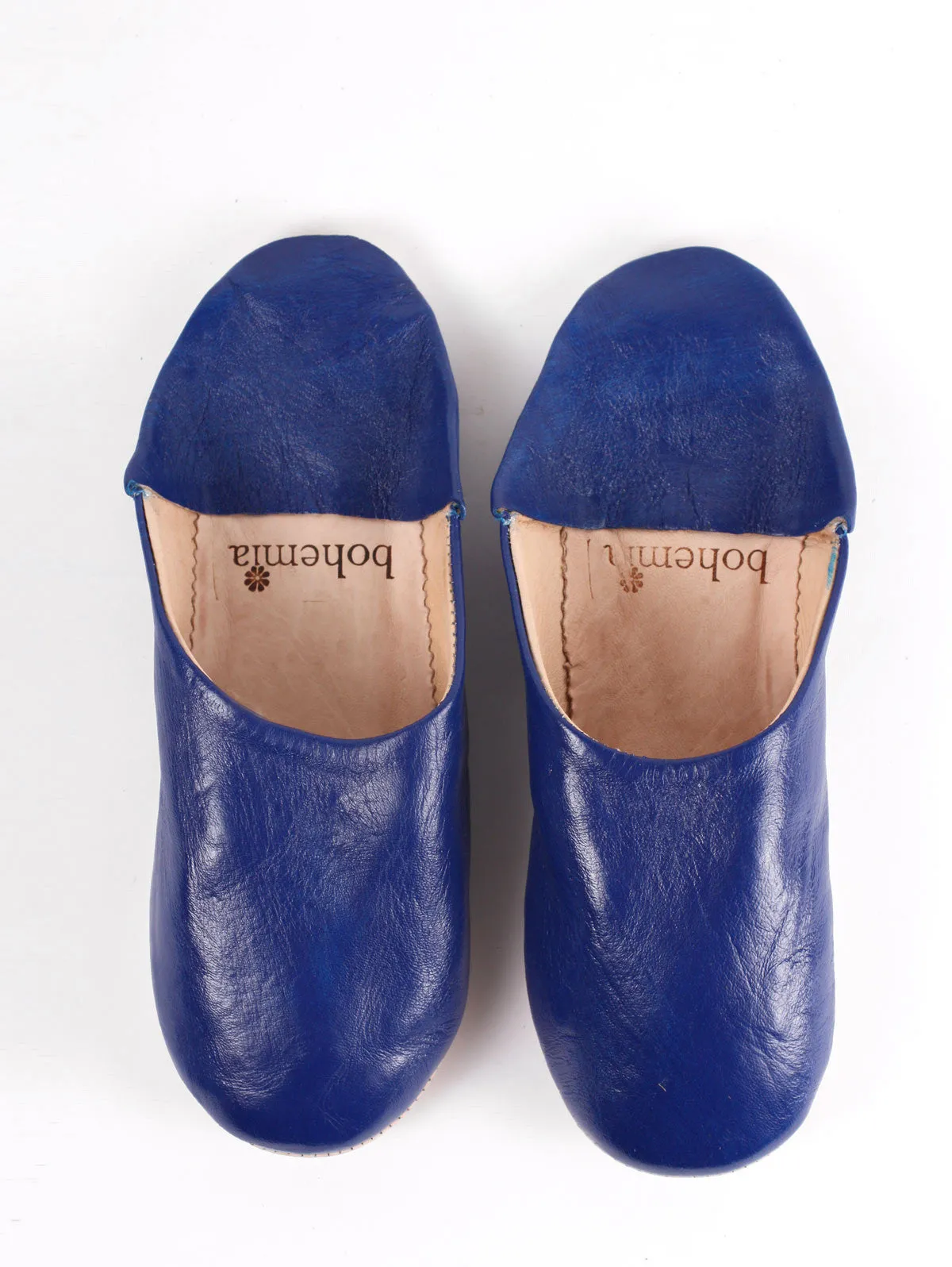 Moroccan Basic Babouche Slippers - Seconds, Small (Assorted Colours)