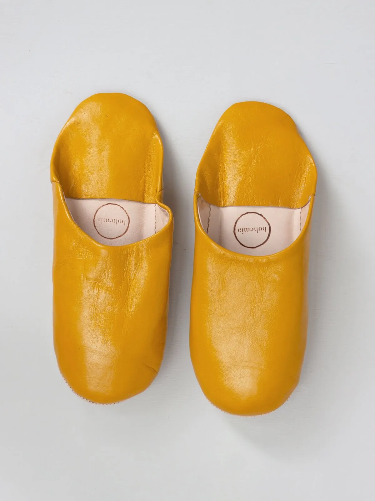 Moroccan Basic Babouche Slippers - Seconds, Small (Assorted Colours)